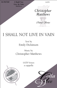 I Shall Not Live in Vain | 16-96760